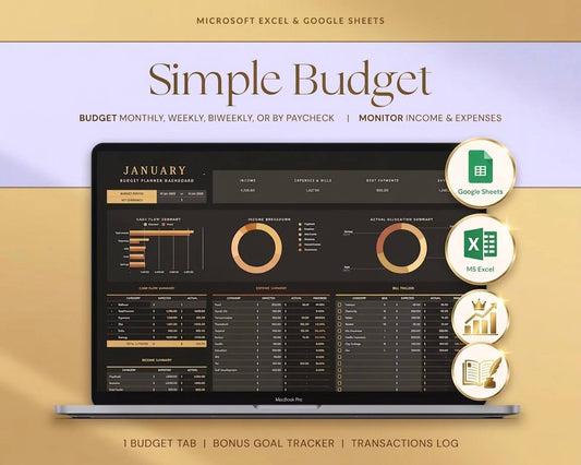 Budget Planner Excel Google Sheets Budget Spreadsheet Monthly Paycheck